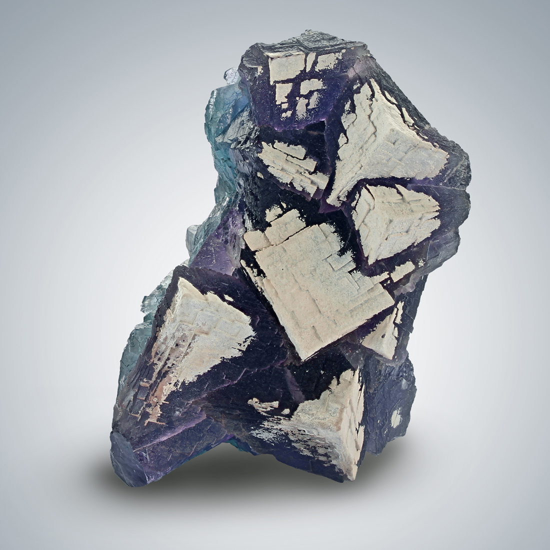 Fluorite With Sinter