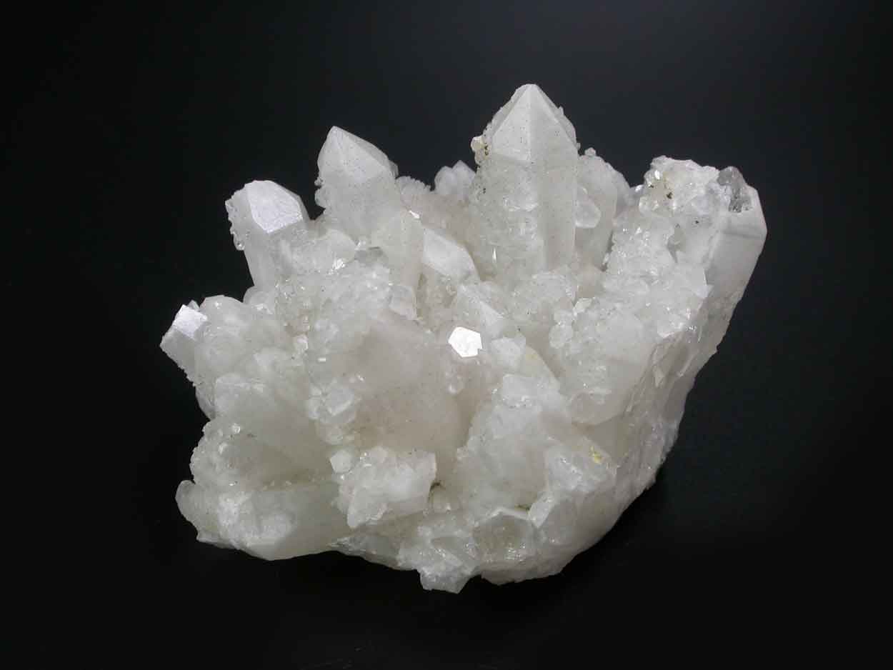 Calcite & Pyrite On Quartz