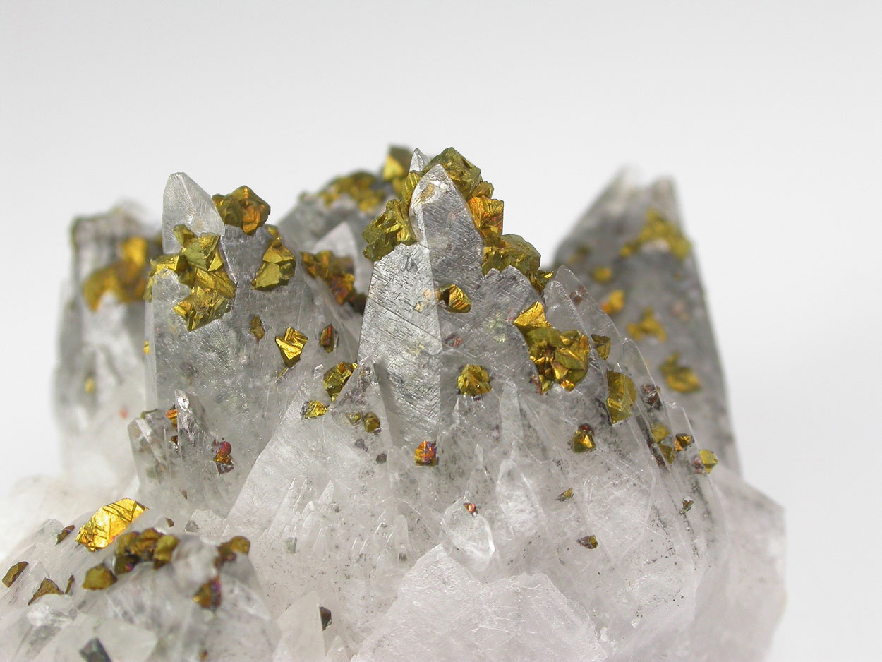 Chalcopyrite On Calcite