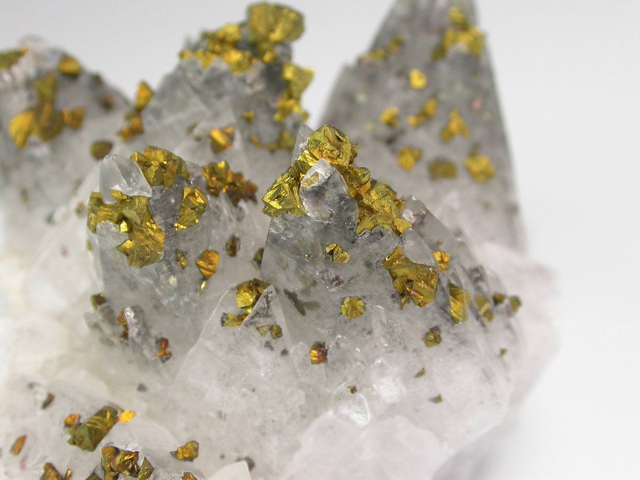 Chalcopyrite On Calcite