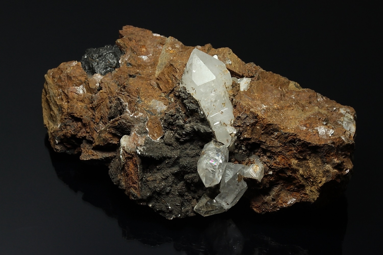 Quartz Asphaltum & Siderite