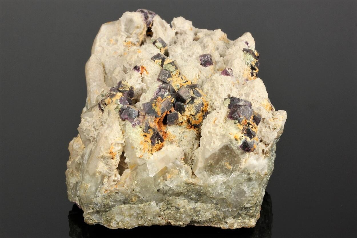 Fluorite On Quartz
