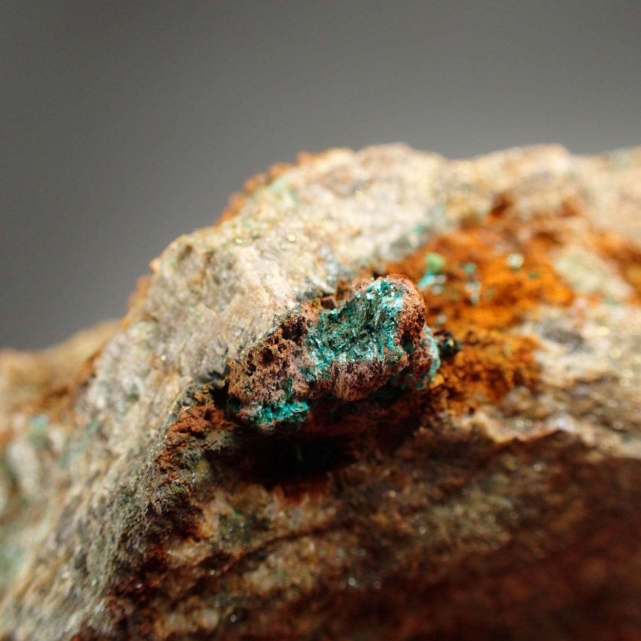 Tyrolite & Zeunerite On Quartz