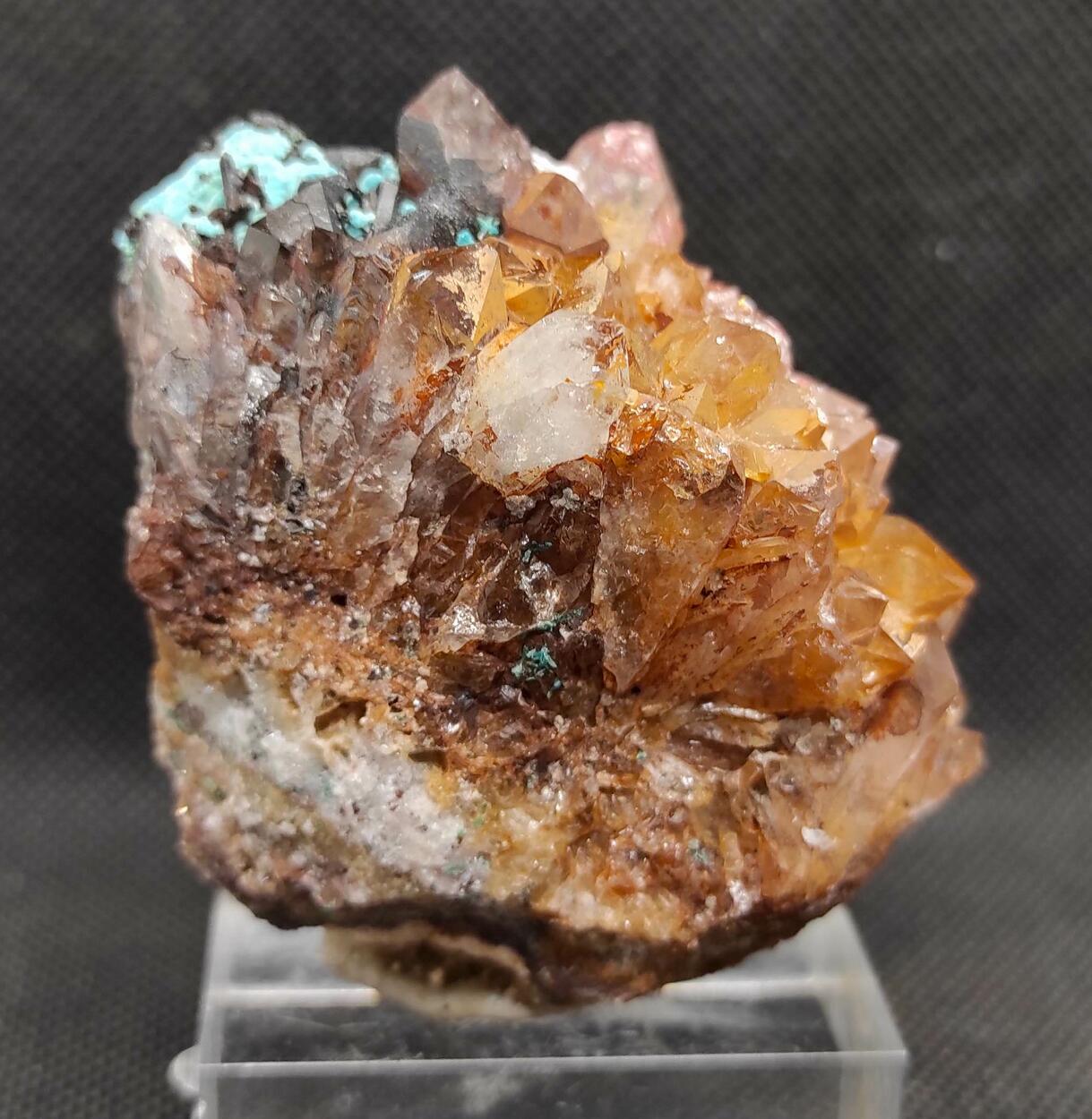 Aurichalcite & Quartz