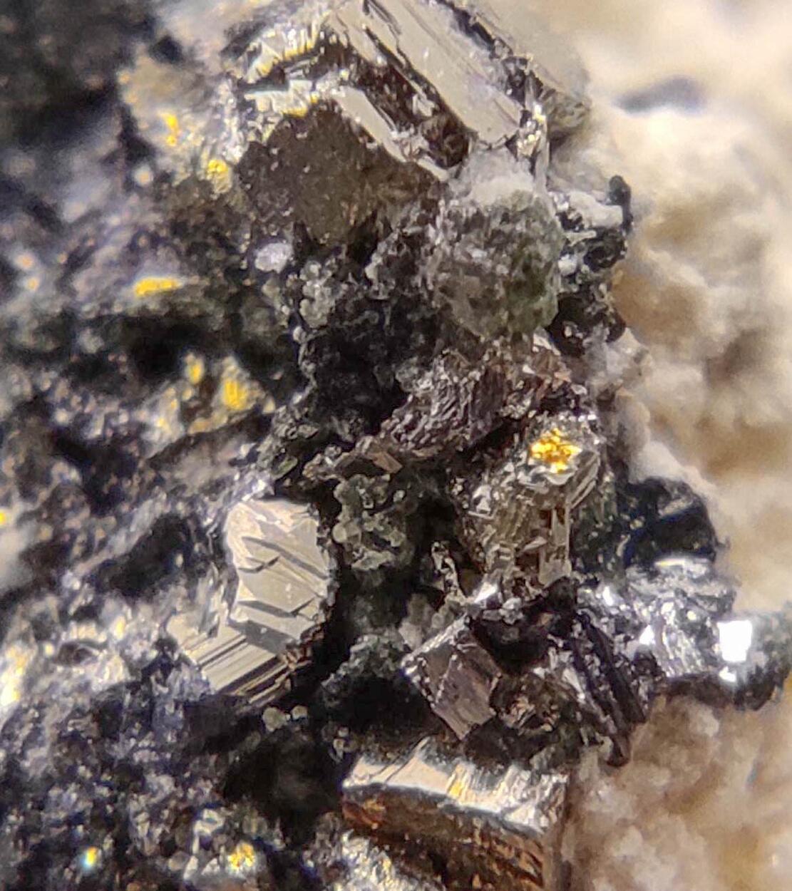 Sphalerite Quartz Rhodochrosite Calcite & Pyrite