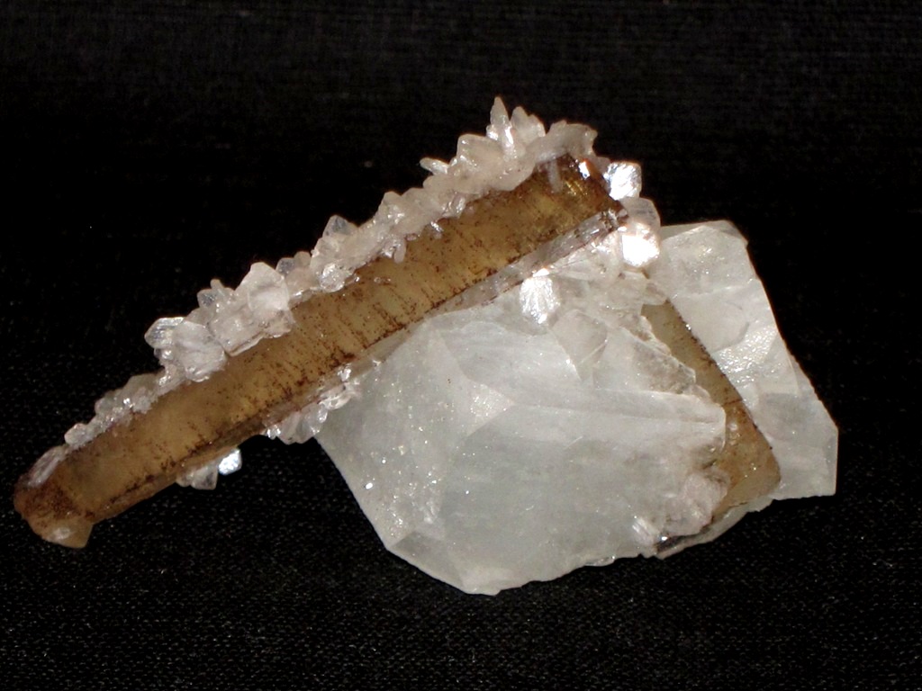 Calcite With Stilbite & Apophyllite
