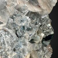 Fluorite With Baryte On Hematite