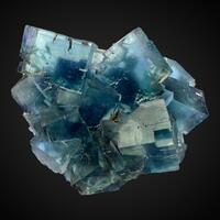 Fluorite With Galena Inclusions