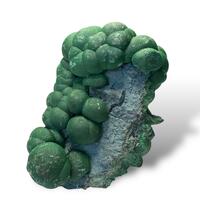 Malachite On Plancheite