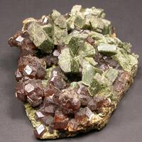 Andradite & Fluorapatite