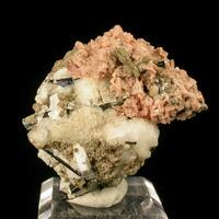 Rhodochrosite Leifite Ancylite-(Ce) & Rhabdophane-(Ce)