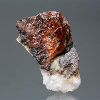 Triplite With Quartz