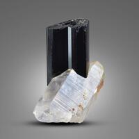 Schorl With Quartz