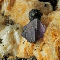 Fluorite & Stilbite & Feldspar