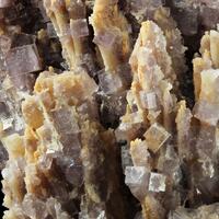 Baryte Psm Laumontite With Fluorite & Calcite