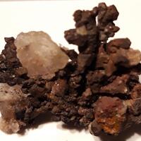 Native Copper With Quartz