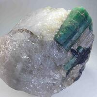 Emerald On Quartz