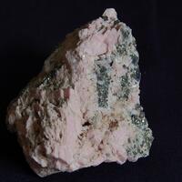Rhodochrosite With Pyrite Galena & Calcite