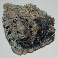 Lazulite With Quartz & Siderite