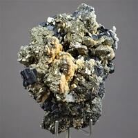 Bournonite Rhodochrosite Pyrite & Sphalerite