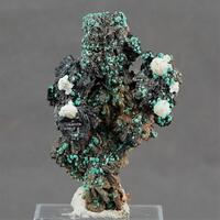 Malachite & Aragonite On Baryte