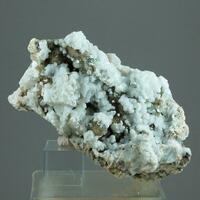 Aragonite On Quartz Adamite & Fluorite