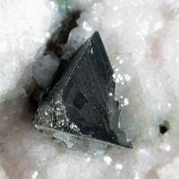Tetrahedrite & Quartz On Rhodochrosite
