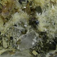 Bertrandite Fluorite Wolframite Pyrite & Quartz