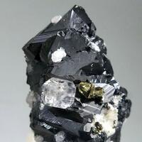 Fluorite Chalcopyrite & Calcite On Sphalerite