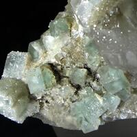 Fluorite Pyrite Quartz & Calcite On Calcite
