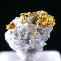 Native Gold On Quartz