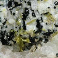 Epidote Sphalerite Fluorite & Quartz