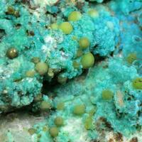 Eulytine On Chrysocolla