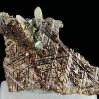 Rutile Var Sagenite On Quartz