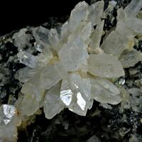 Rock Crystal With Baryte Bournonite & Sphalerite