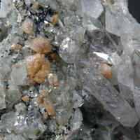 Chabazite Heulandite Laumontite Babingtonite & Amethyst