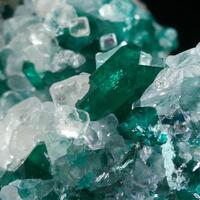 Dioptase Wulfenite & Calcite