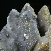 Pyrite On Quartz Psm Calcite