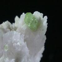 Demantoid On Amethyst