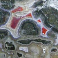 Agate With Pyrite