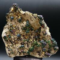 Chalcopyrite & Calcite