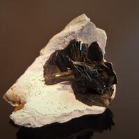 Vivianite In Clam Shell