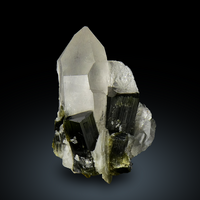 Quartz With Tourmaline