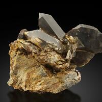 Quartz Var Smoky Quartz With Apatite