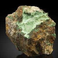 Calcite On Malachite & Cuprite