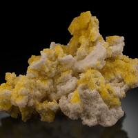 Sulphur With Calcite