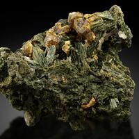 Andradite On Hornblende