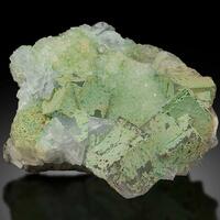 Fluorite With Smithsonite & Quartz