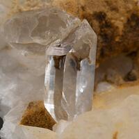 Quartz With Calcite