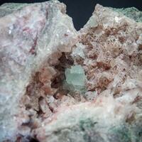 Fluorite On Calcite